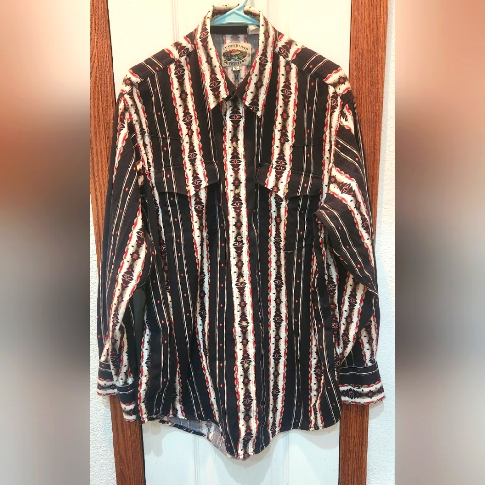 Vintage 90's Cumberland Outfitters Button Down Men"s Shirt